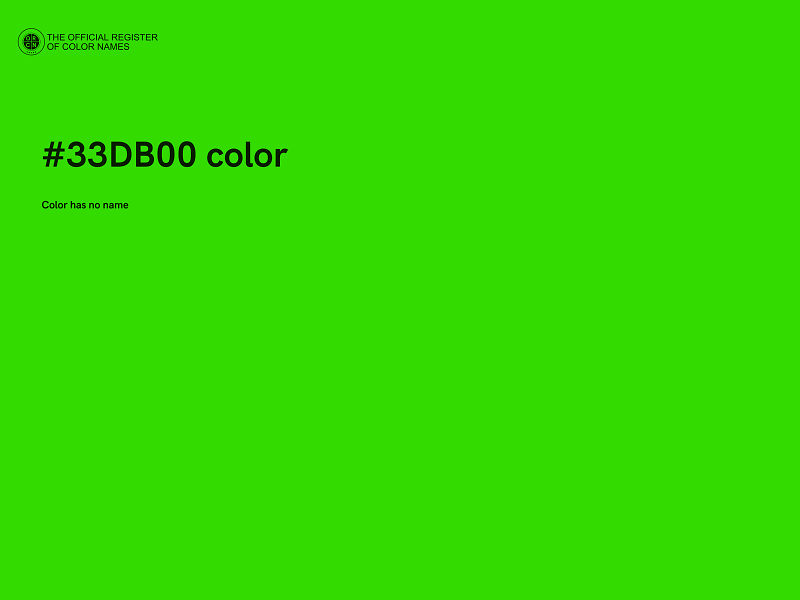 #33DB00 color image