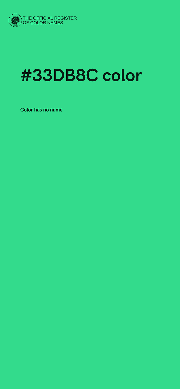 #33DB8C color image