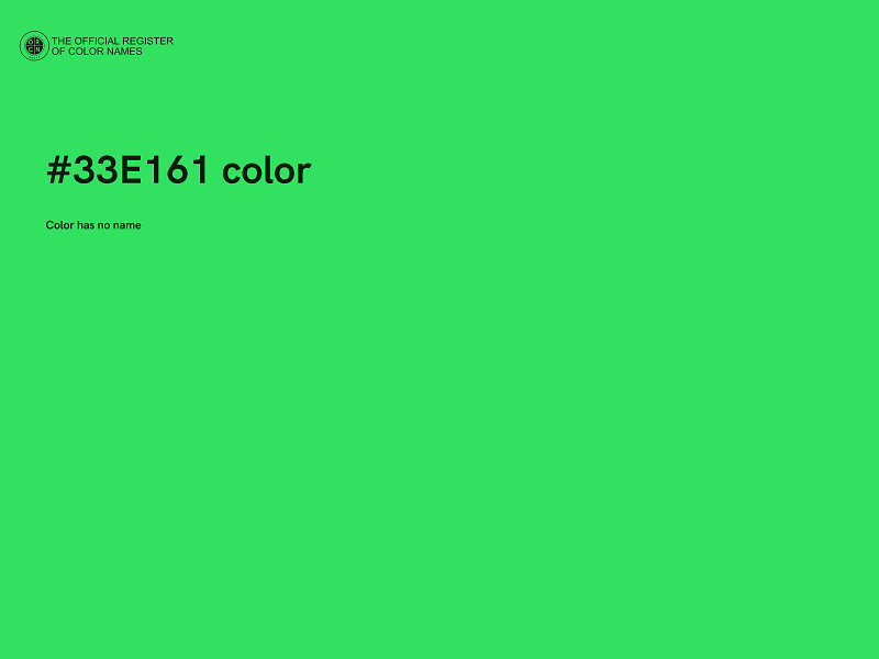 #33E161 color image