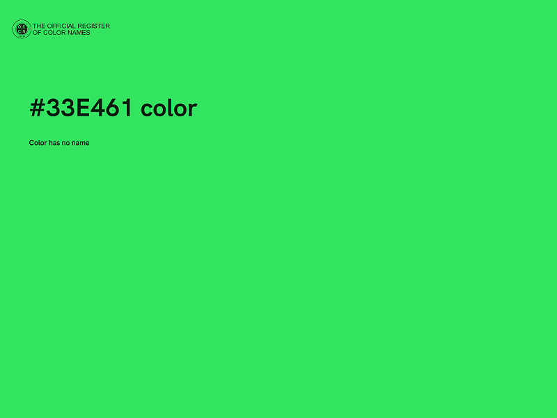 #33E461 color image