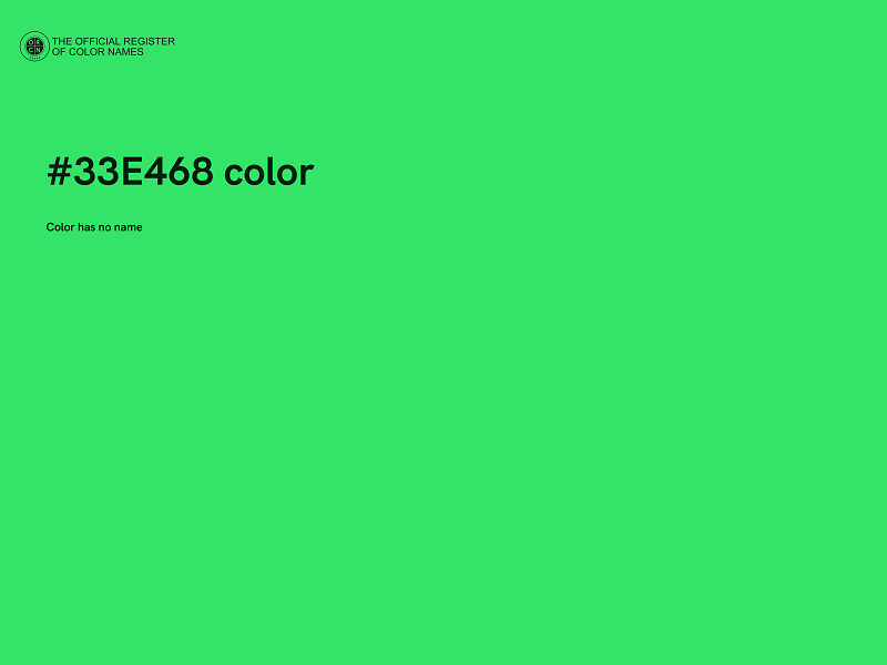 #33E468 color image