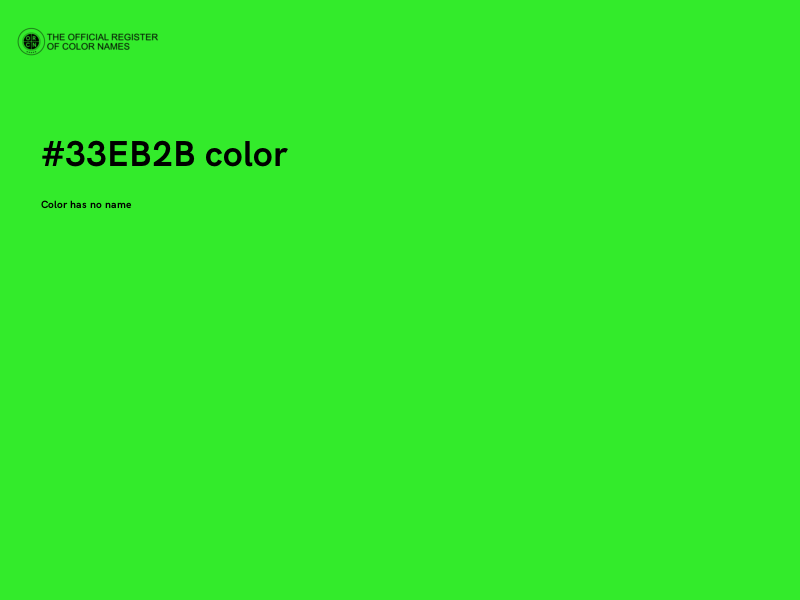 #33EB2B color image