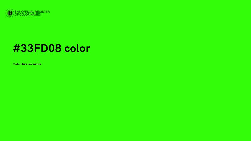 #33FD08 color image
