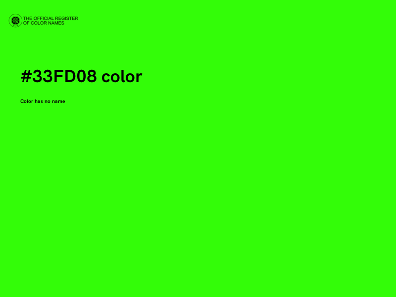 #33FD08 color image