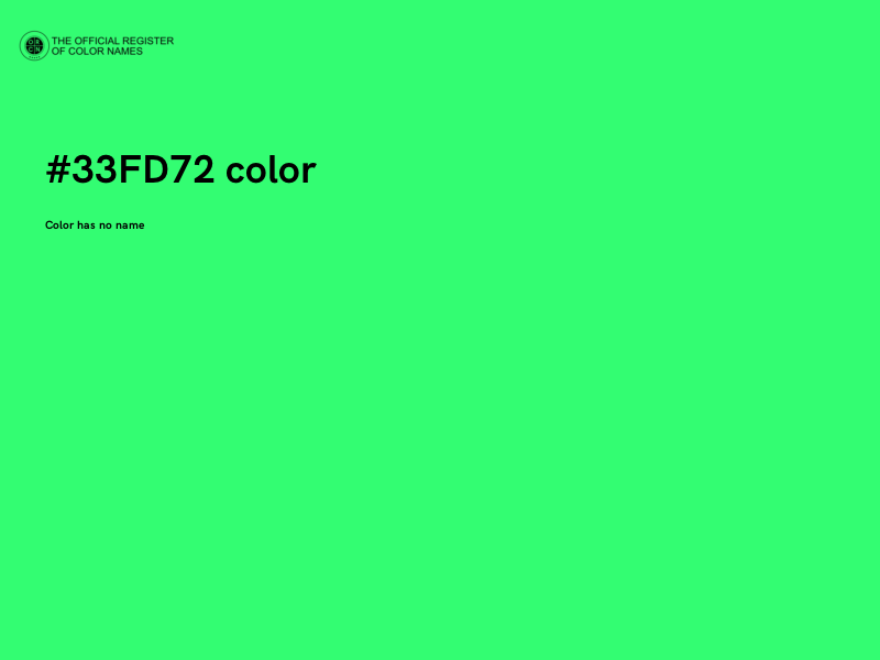 #33FD72 color image