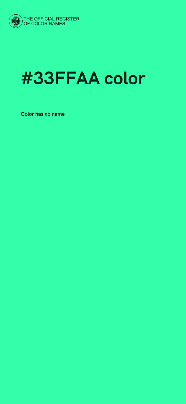 #33FFAA color image