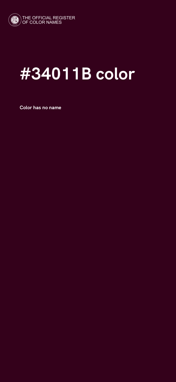 #34011B color image
