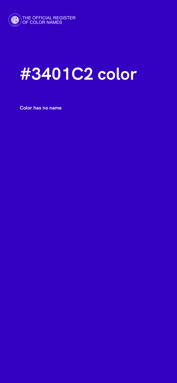 #3401C2 color image
