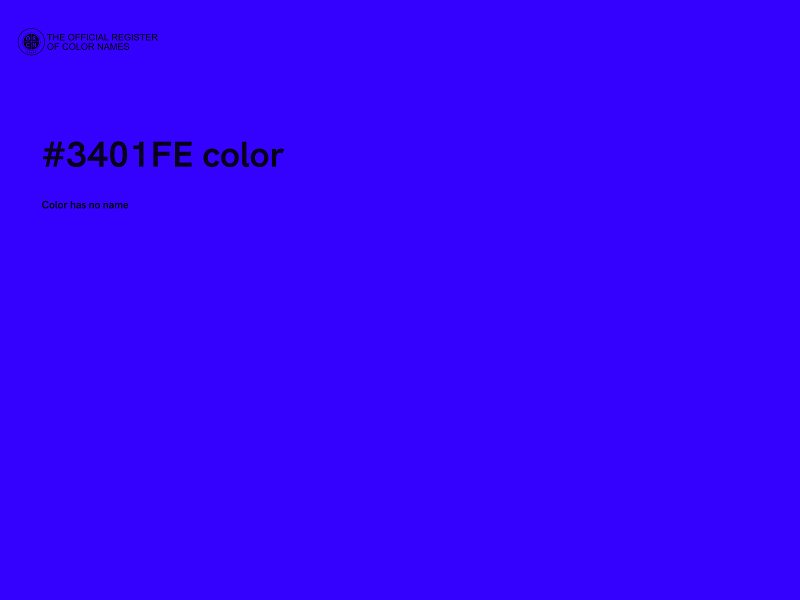 #3401FE color image