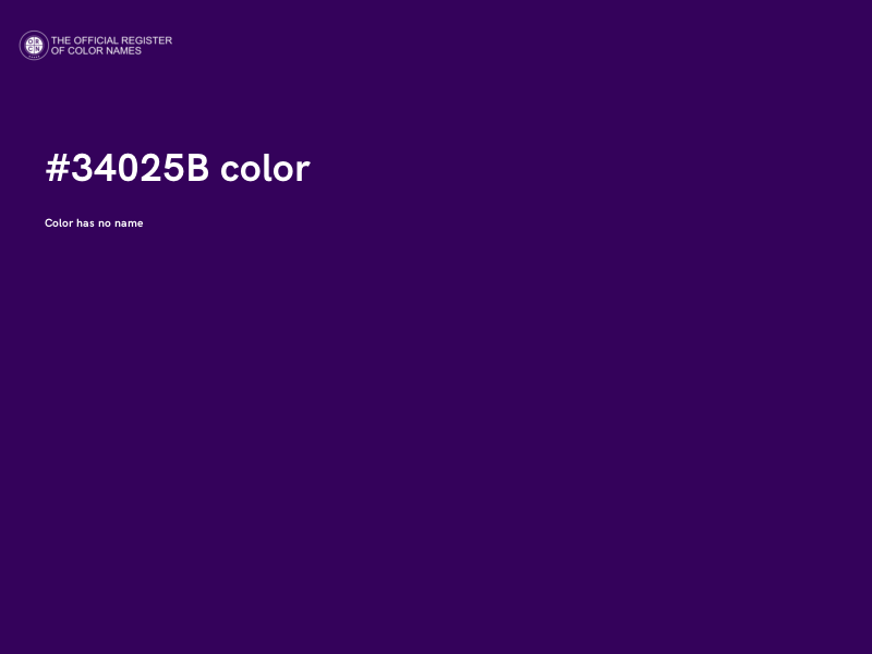 #34025B color image