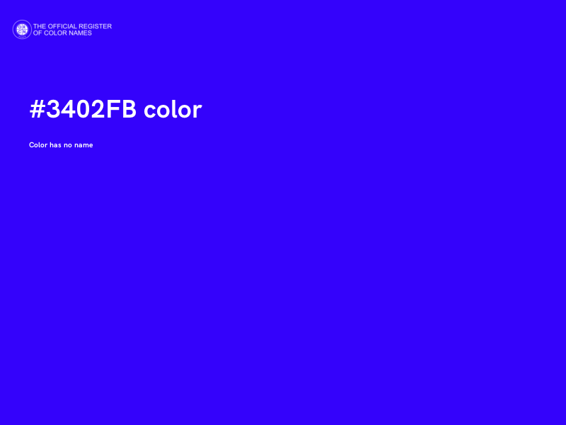 #3402FB color image
