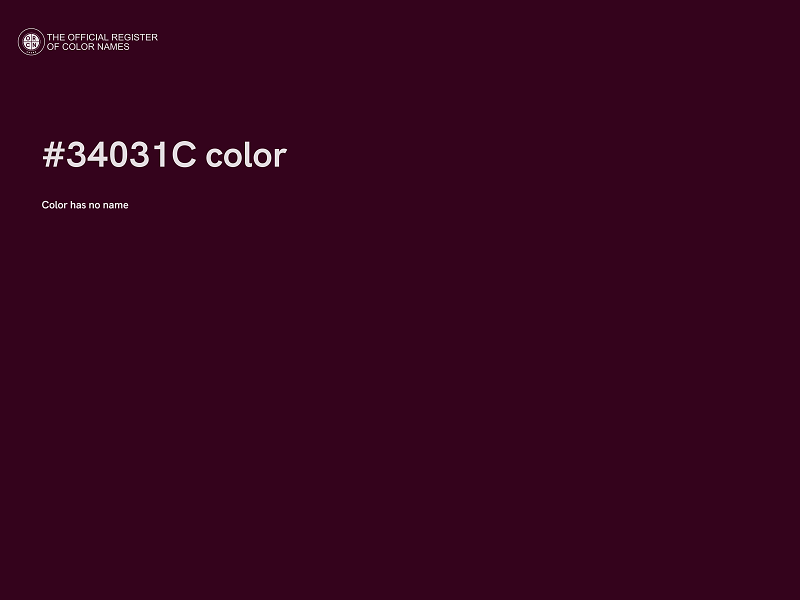 #34031C color image