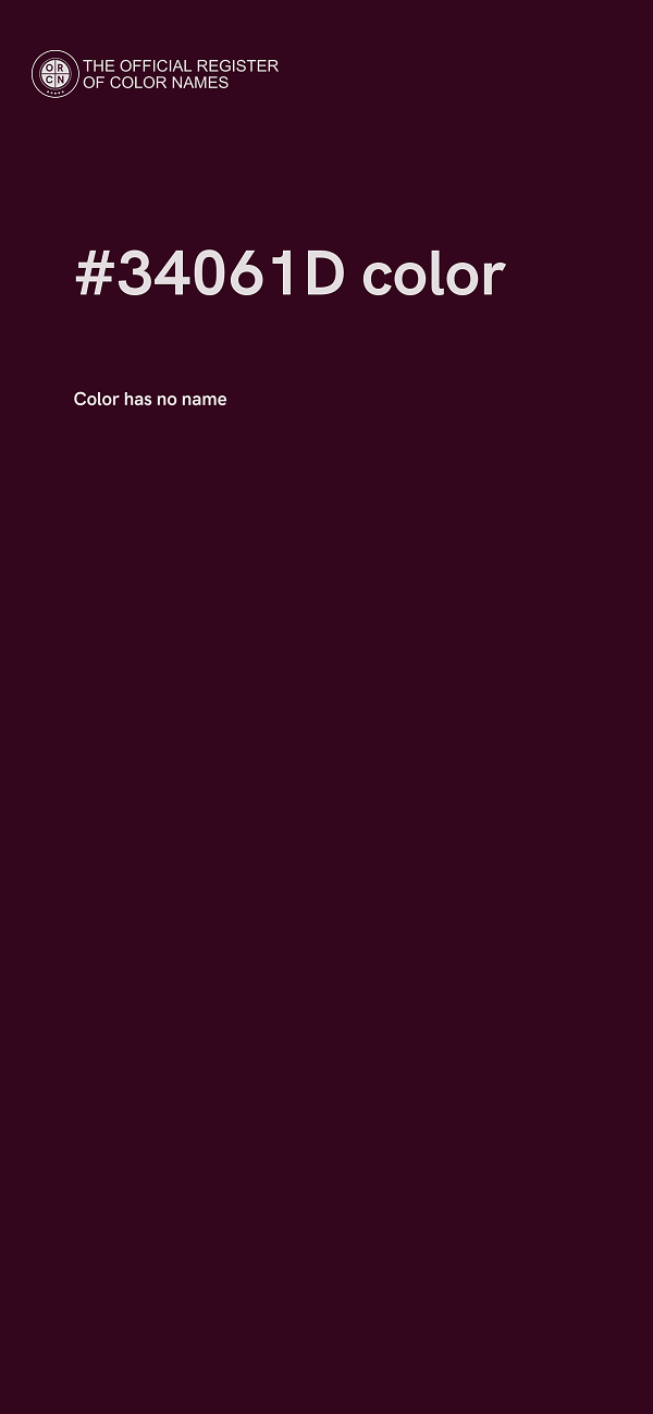 #34061D color image