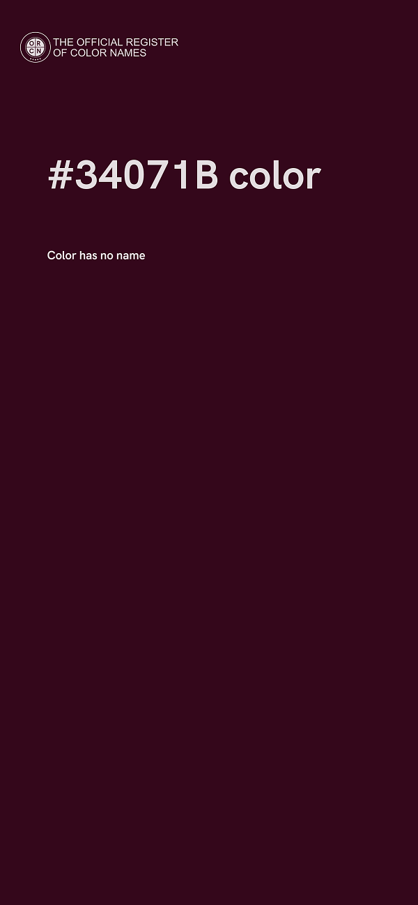 #34071B color image