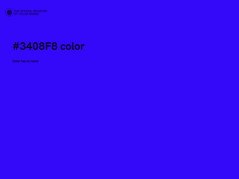 #3408F8 color image