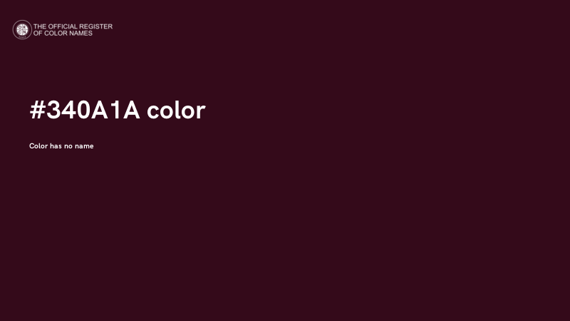 #340A1A color image