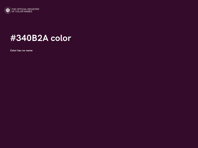 #340B2A color image