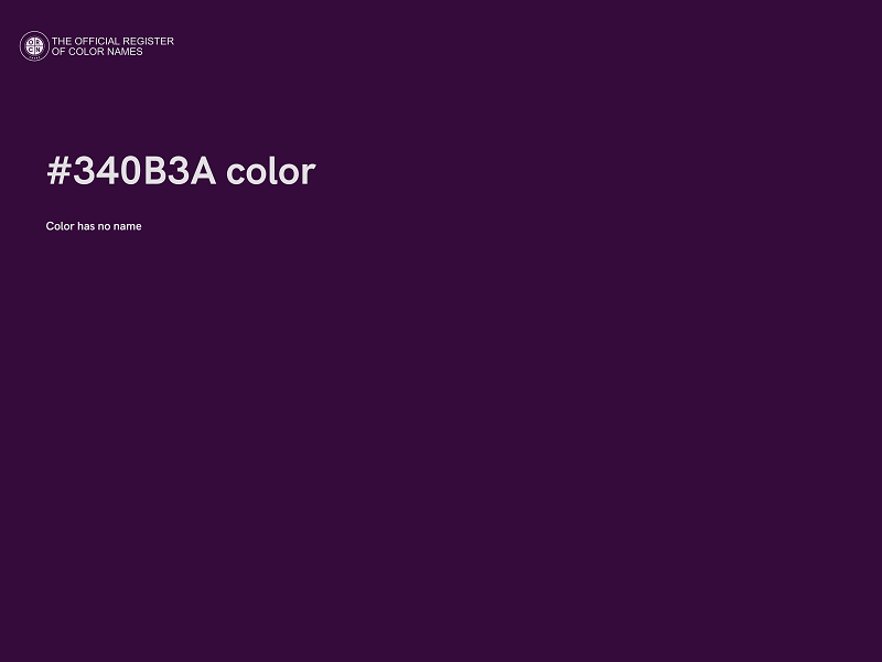 #340B3A color image