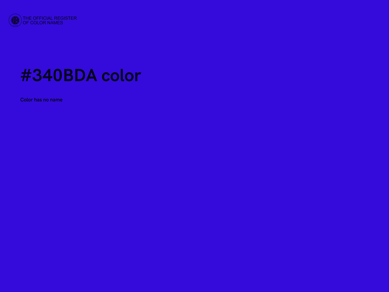 #340BDA color image