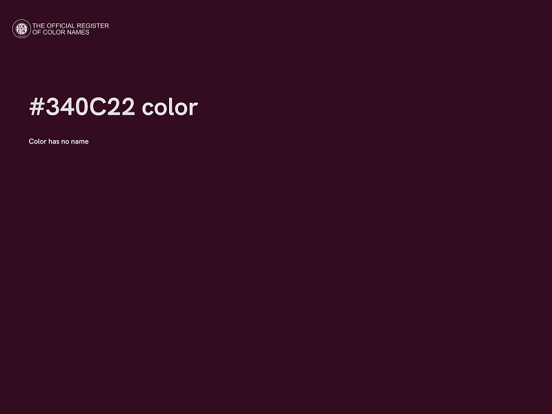 #340C22 color image