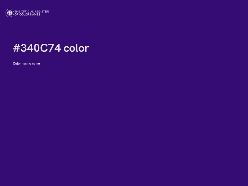 #340C74 color image