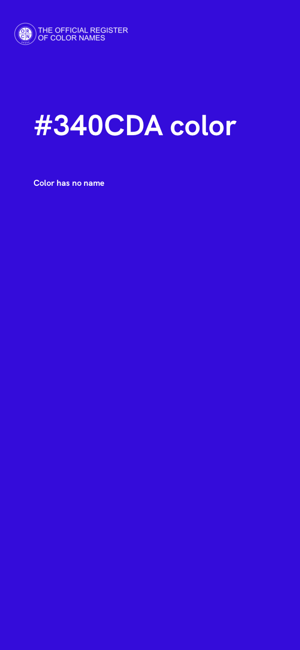 #340CDA color image