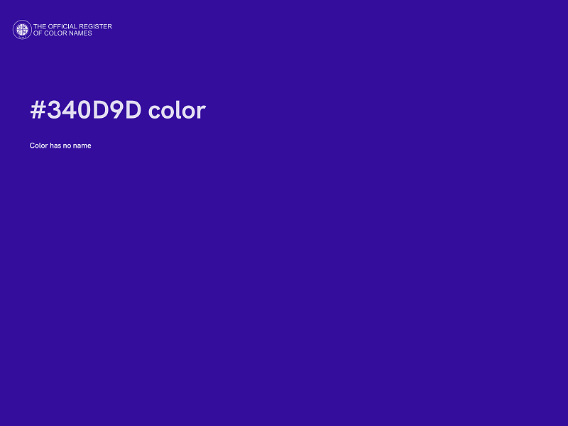 #340D9D color image