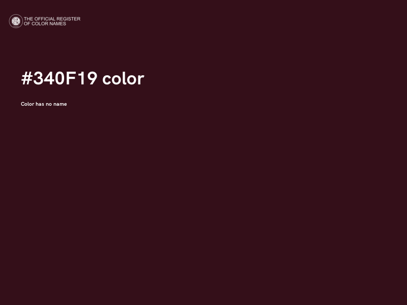 #340F19 color image