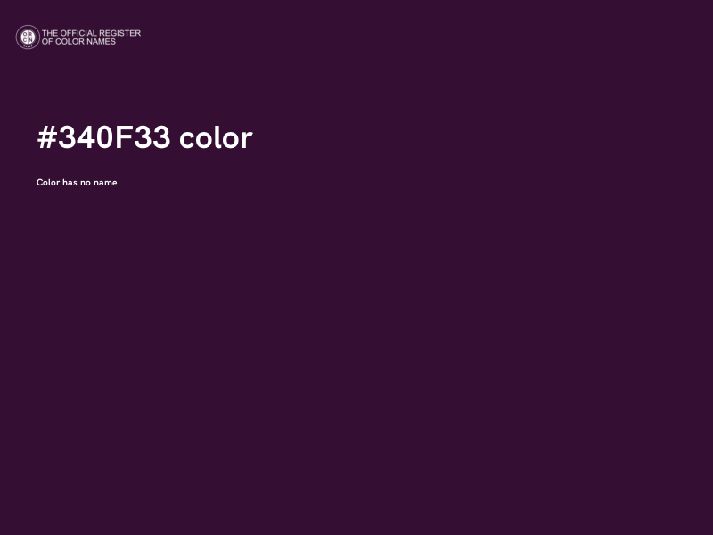 #340F33 color image