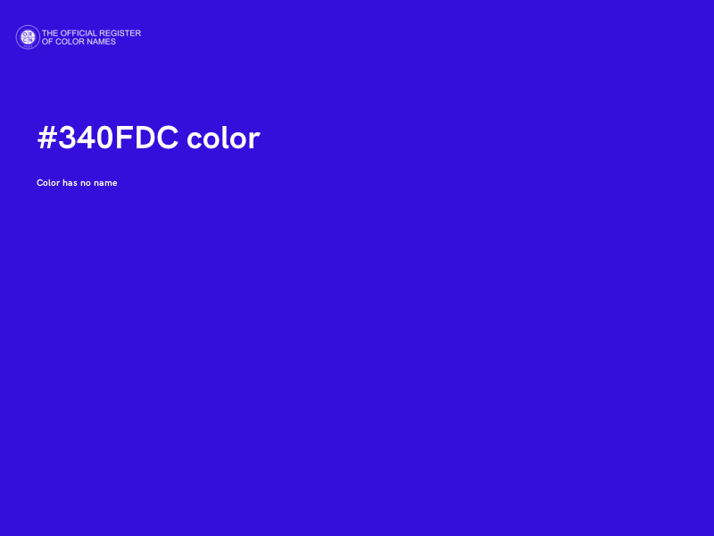 #340FDC color image