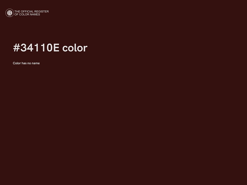 #34110E color image