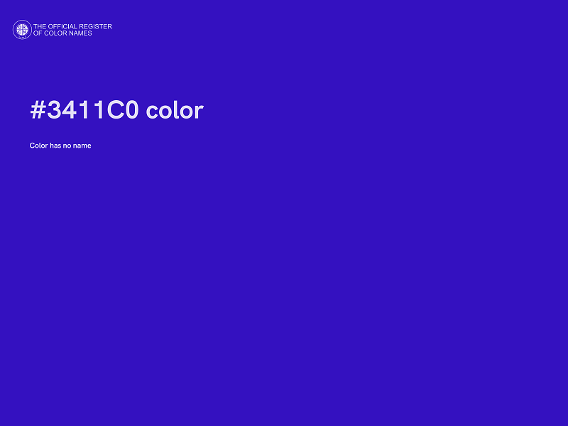 #3411C0 color image