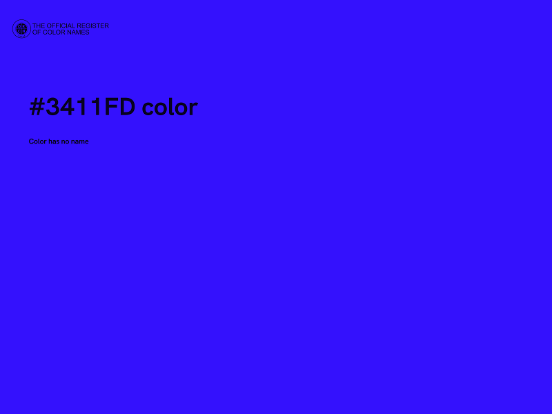 #3411FD color image