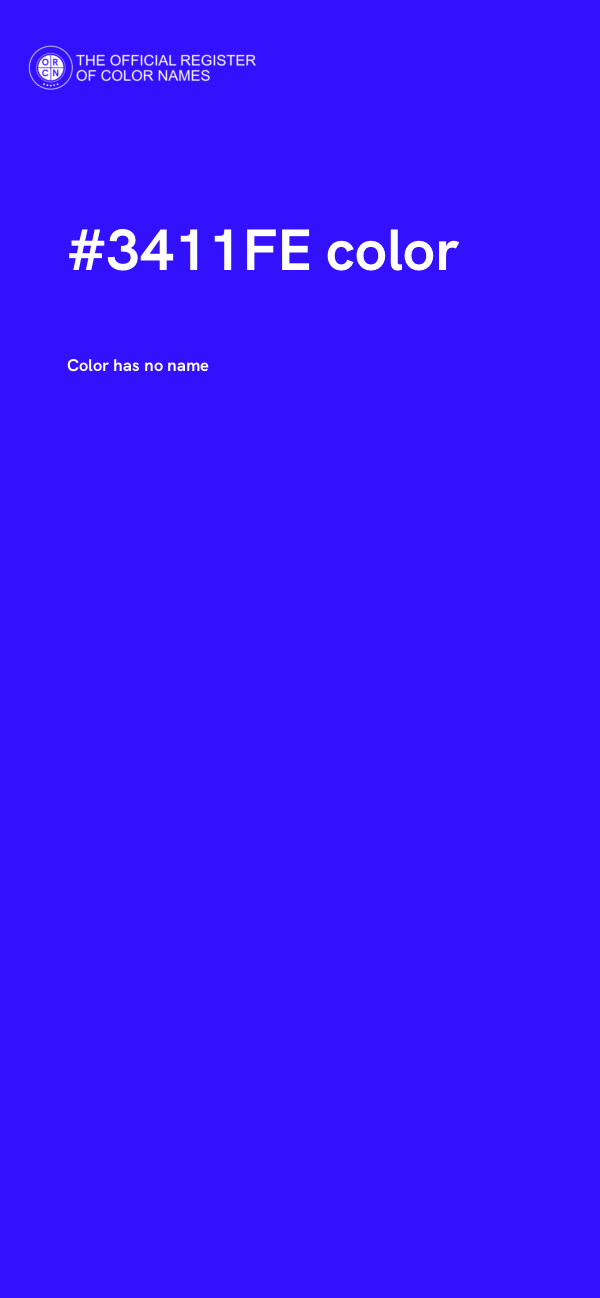#3411FE color image