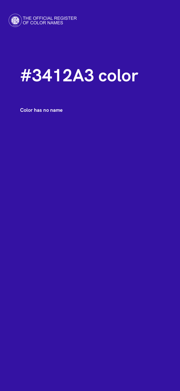 #3412A3 color image