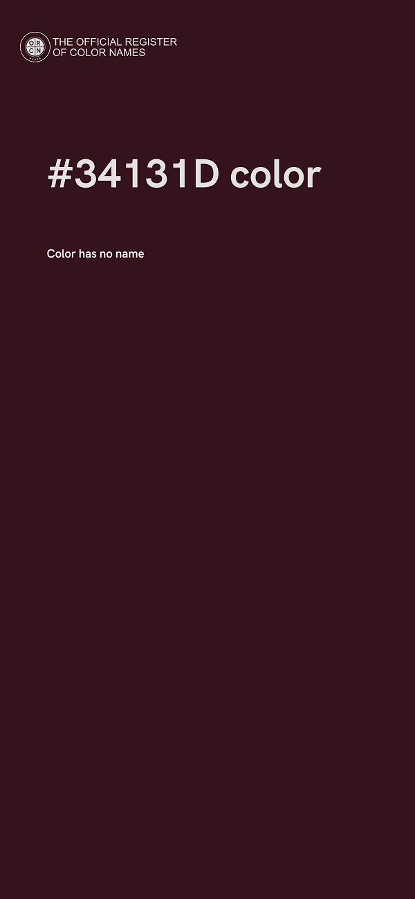 #34131D color image