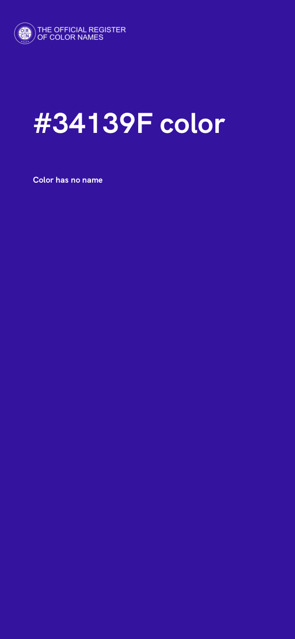 #34139F color image