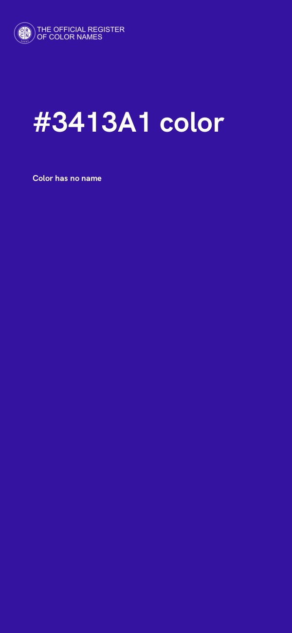 #3413A1 color image