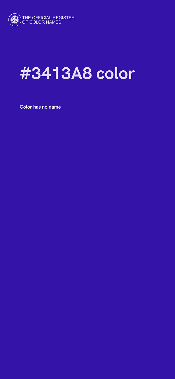 #3413A8 color image