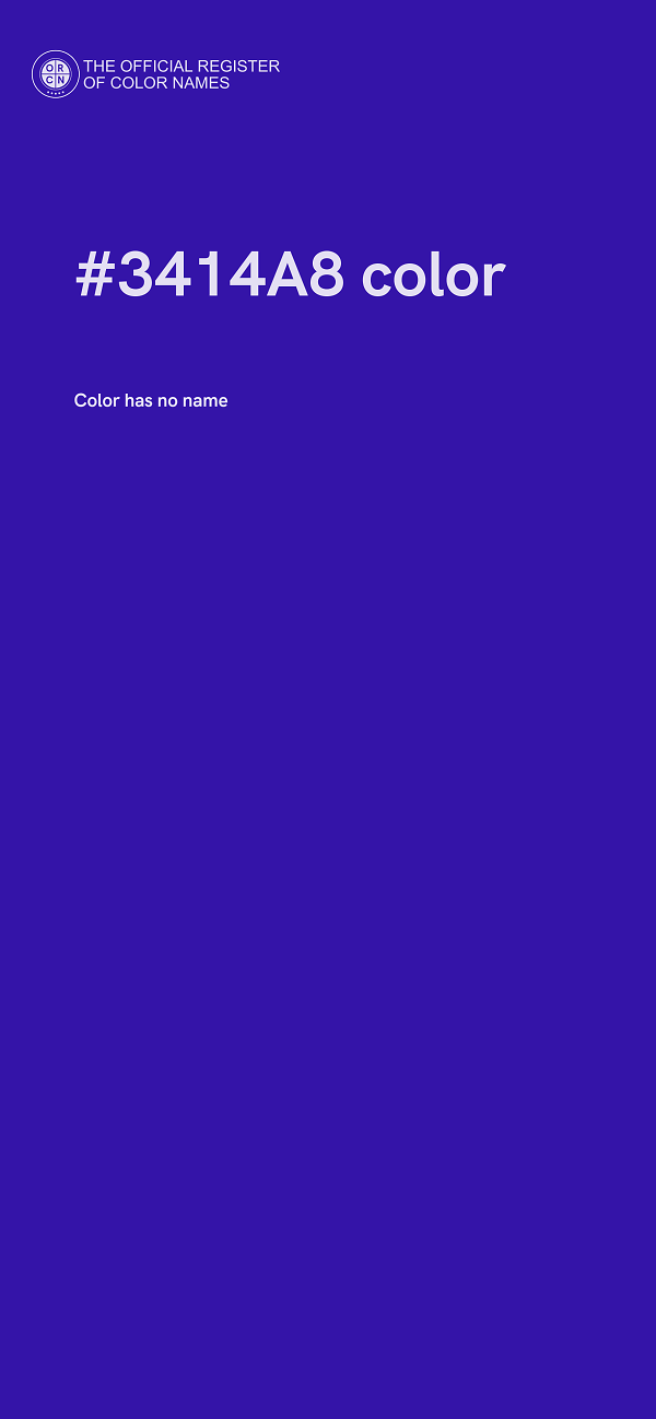 #3414A8 color image