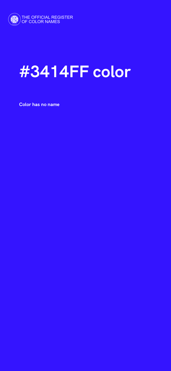 #3414FF color image
