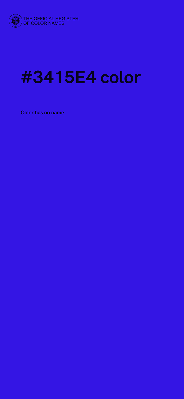 #3415E4 color image