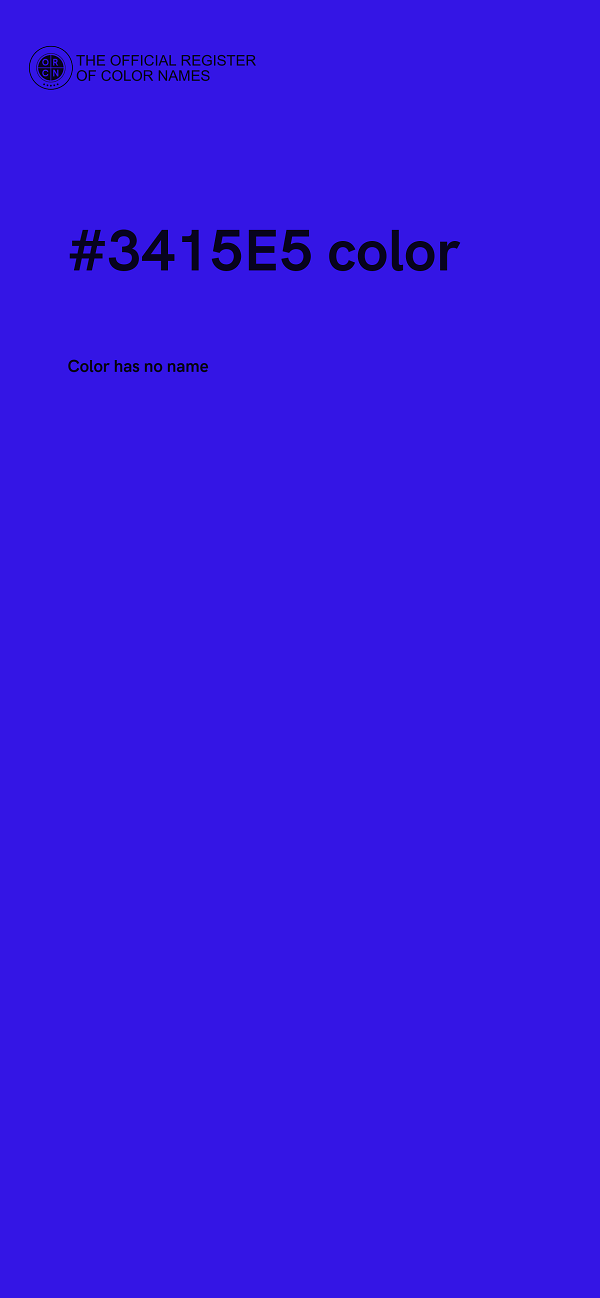 #3415E5 color image
