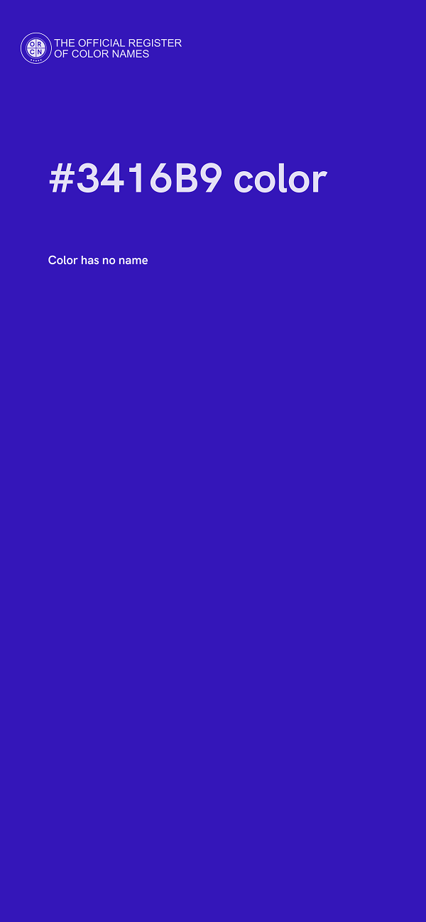 #3416B9 color image