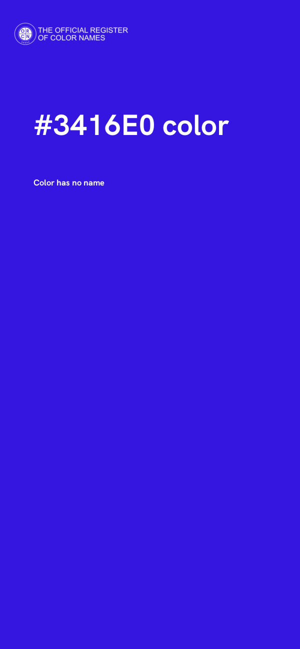 #3416E0 color image