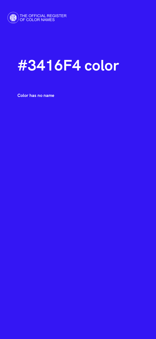 #3416F4 color image