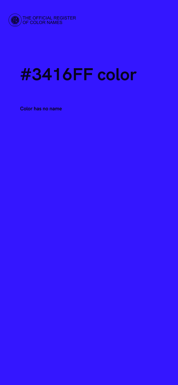 #3416FF color image