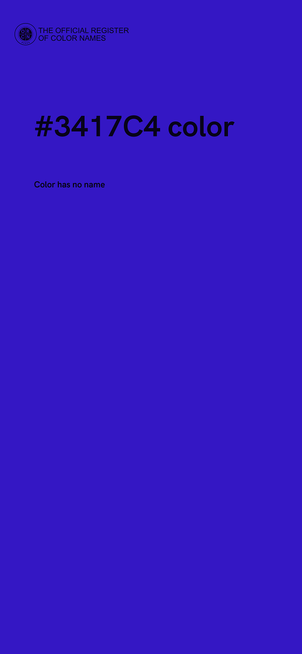#3417C4 color image