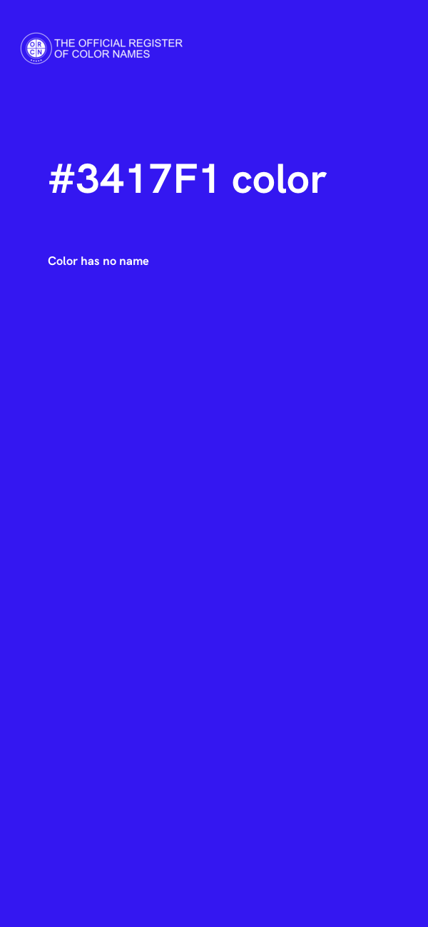 #3417F1 color image