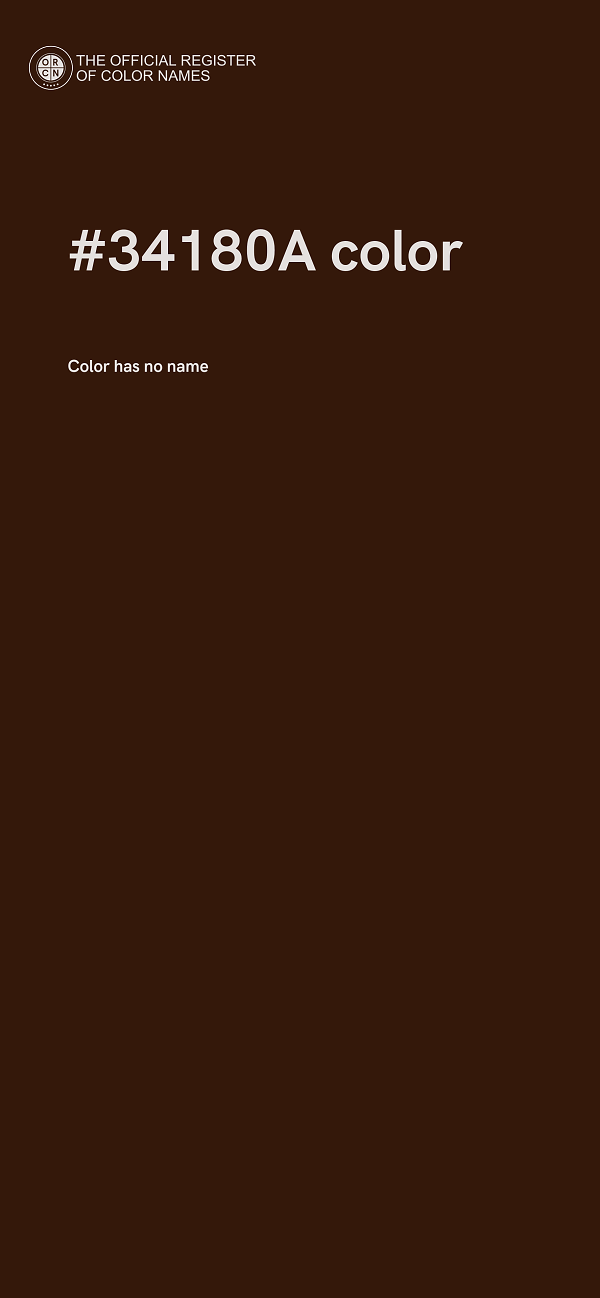 #34180A color image